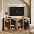 BELLEZE 65" Arched Sideboard - Image 3