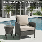 22x22 Inch Patio Chair Cushion - Image 2
