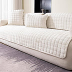 Velvet Couch Cover, Washable Sectional Sofa Cover, Anti Slip Sofa Slipcovers by MDSASFD