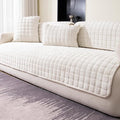 Velvet Couch Cover, Washable Sectional Sofa Cover, Anti Slip Sofa Slipcover by MDSASFD