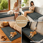 Couch Cover for Dogs, Washable Non Slip Plush Flannel Sofa Protector | Thick - Image 4