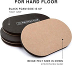 Felt Furniture Sliders Hardwood Floors X-PROTECTOR – 4 PCS 9 1/2 inch Furniture - Image 4