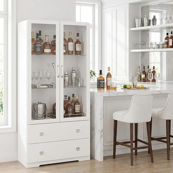 RoyalCraft 64" Tall Display Cabinet - Image 9