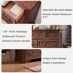 T4TREAM Farmhouse 5 Drawers Dresser - Image 5