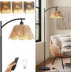 Oneach Boho Floor Lamp with 3 Color Temperatures, Farmhouse Floor Lamps - Image 6