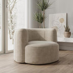 Acanva Luxury Modern Tight Curved Back Velvet Sofa, Minimalist Style Comfy Couch - Image 3
