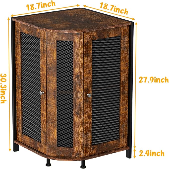 JKsmart Corner Storage Cabinet - Image 2