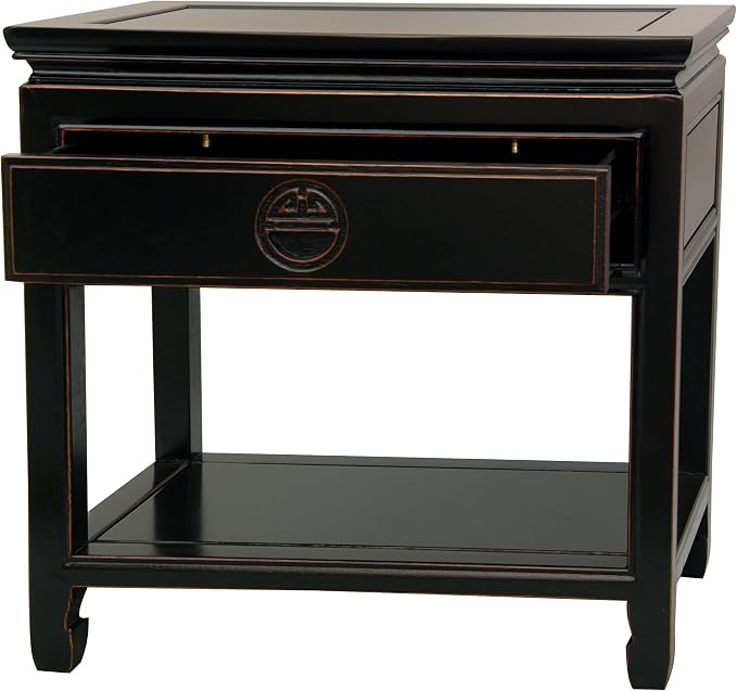 Red Lantern Elegant End Table - Image 4