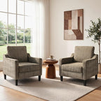 TLSUNNY Mid-Century Accent Chair, Modern Upholstered Chenille Armchair & Padded - Image 9