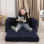 MOMCAYWEX Kids Sofa, 2-in-1 Flip-Out Foam Couch - Image 3