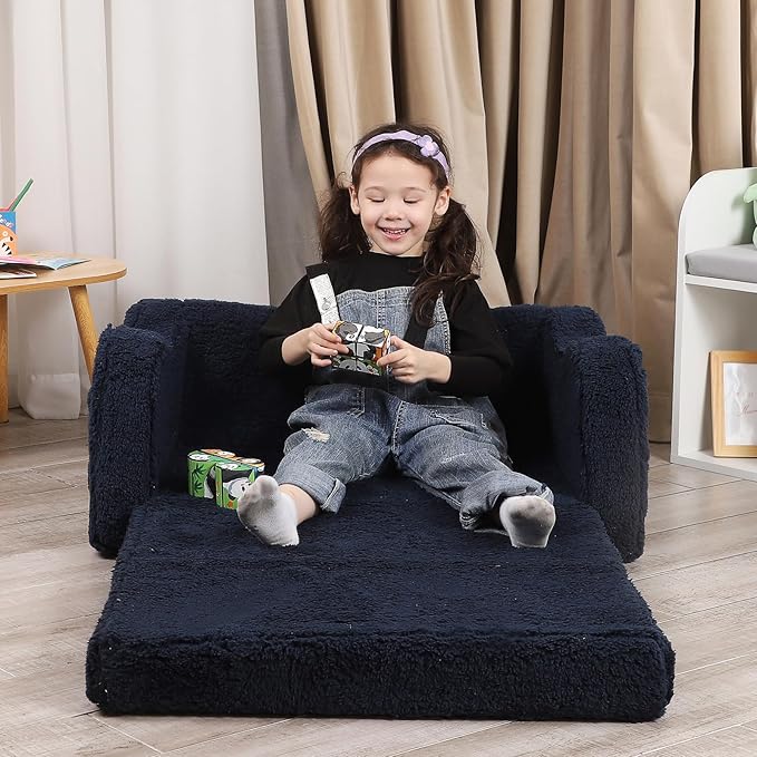 MOMCAYWEX Kids Sofa, 2-in-1 Flip-Out Foam Couch - Image 3