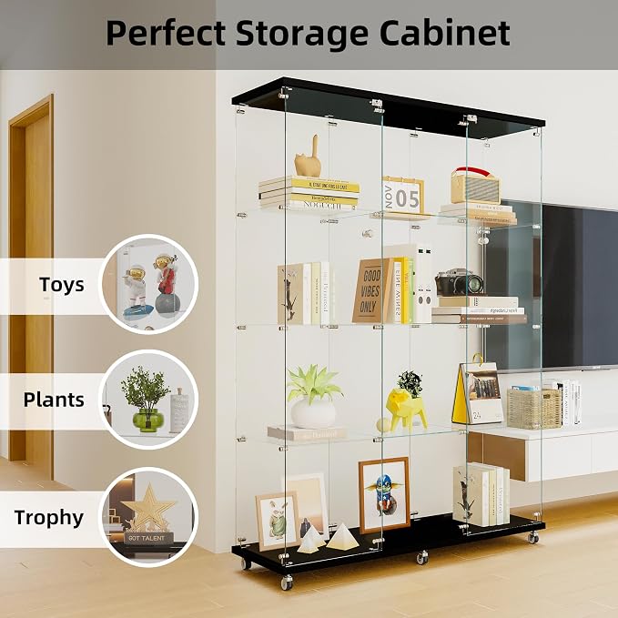LFT HUIMEI2Y Glass Display Cabinet 12 Shelves - Image 6