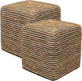 REDEARTH · Cube Pouf Foot Stool Ottoman by REDEARTH