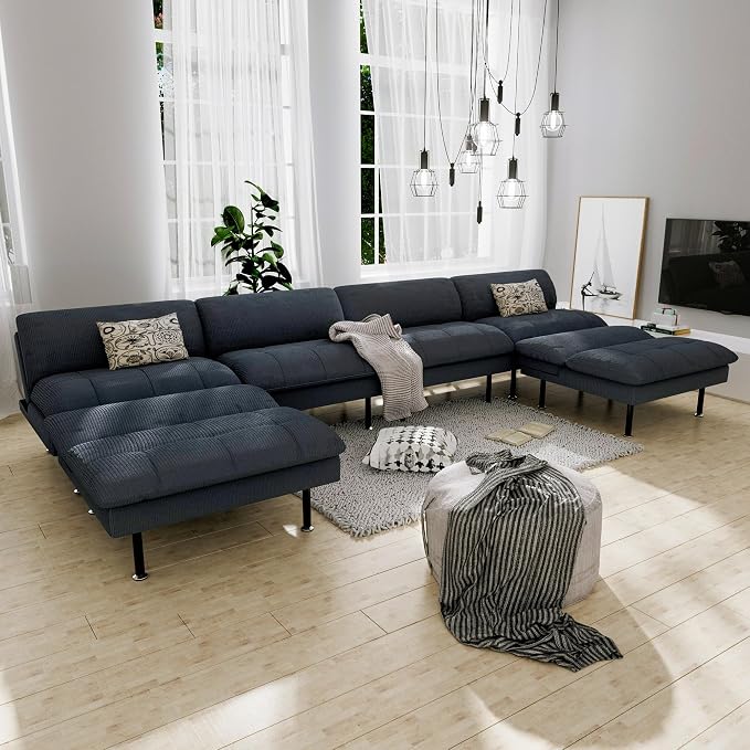 Ribilake 3 Sets 70" Futon Sofa Bed, 4 in 1 Multi-Function Couch Sleeper by RIBILAKE