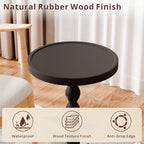 Small Side Table, Rubberwood‌ Drink Table - Image 5