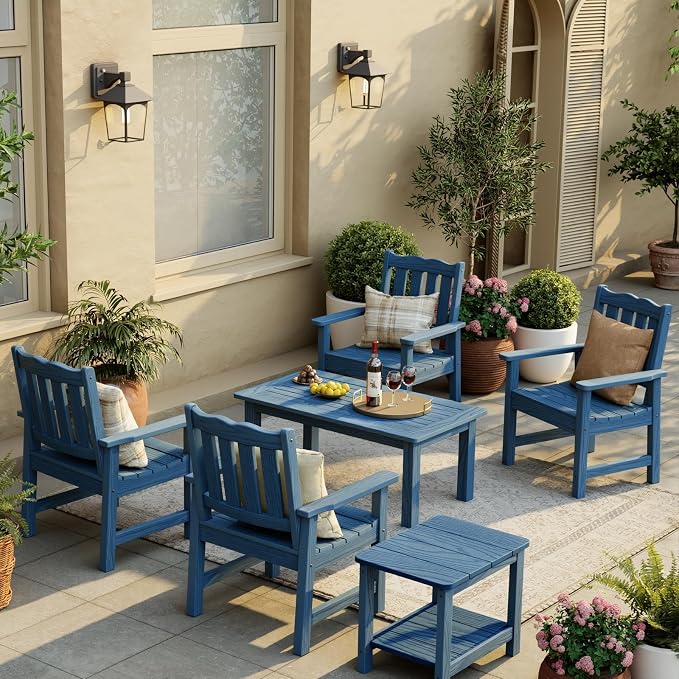 Stoog 3-Piece All-Weather Garden Chairs Set of 2 - Image 8