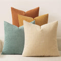 MIULEE Boho Farmhouse Decorative Pillow Covers 20x20 Inch Set of 4 Rustic by MIULEE