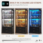 TAGELIER Glass Display Cabinet - Image 3