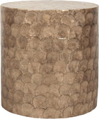 East at Main Capiz Shell Side Table – Tea Brown Accent Table, Small Decorative - Image 3
