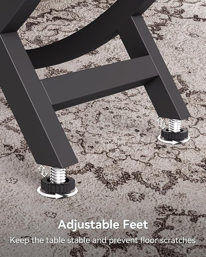 LITTLE TREE Industrial End Table, Narrow Side Table - Image 7