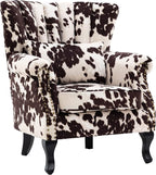 Cow Print Accent Chairs Set of 2 - Image 4