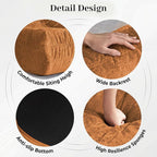 Bean Bag Chair, 2 Seater Lazy Bean Bag Sofa Memory Foam Couch, Giant Bean Bag - Image 5