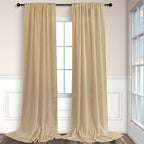 Burlap Color Curtains 84 Inch Length - Image 8