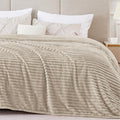 BEDELITE 3D Ribbed Jacquard Linen King Size Blankets by BEDELITE