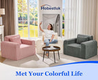 Hobestluk Single Sofa Foam Couch Sofa - Image 8