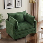 Modular Sectional Sofa Cloud Couch, Deep Seat Washable Chenille Fabric Sofa by Unknown