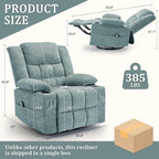 Korser Adult 360° Swivel Rocking Recliner, Nursery Rocking Chair - Image 2