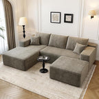 107.5" Cloud Modular Sectional Couch by Settab