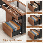 SEDETA L Shaped Computer Desk - Image 6