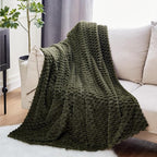 EXQ Home Fleece Throw Blanket for Couch or Bed - Image 4
