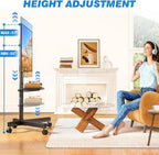 Rfiver Mobile TV Stand for 23-65 Inch LCD LED Flat/Curved Panel Screen TVs up - Image 3