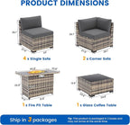 8-Piece Patio Furniture Set - Image 8