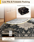 RELEANY Washable Area Rug, Runner 3'x9', Water Repellent, Pet Friendly - Image 5