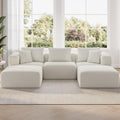 Novilla 106" Modular Sectional Sofa, Modern Cloud Sectional Couch by Novilla