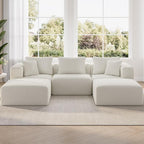 Novilla 106" Modular Sectional Sofa, Modern Cloud Sectional Couch by Novilla