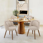LUE BONA Dining Chairs Set of 4, Modern Upholstered Kitchen Chairs - Image 5