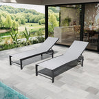 Crestlive Products Chaise Lounge Chair Outdoor Set of 2, Adjustable 5 Positions - Image 9