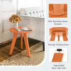 HDPS Outdoor Side Table, Small Round Side Table Weather-Resistant, Outdoor Side - Image 5