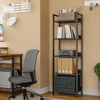 Furologee 5 Tier Bookshelf - Image 6