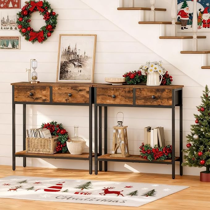 HOOBRO 29.5" Narrow Console Table - Image 2