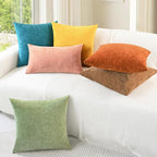 CaliTime Decorative Couch Throw Pillow Covers 26 X 26 Inches Apricot Brown | - Image 4