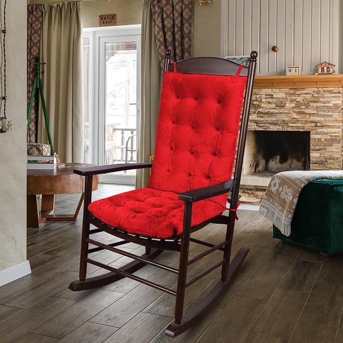 ELFJOY Rocking Chair Cushion Large Rocking Chair Pads - Image 5
