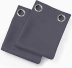 Grey Thermal Blackout Curtains/52 x 95 Inch/Set of 2 Panels Room Darkening - Image 9