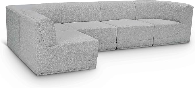 Meridian Furniture 118Grey-Sec5A Ollie Collection Modern | Contemporary Modular by MeridianFurniture