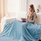 NEWCOSPLAY Fleece Clouds Cozy Throw Blanket - Image 5