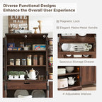 ACCOHOHO 72" Tall Kitchen Pantry, Farmhouse Storage Cabinet - Image 6